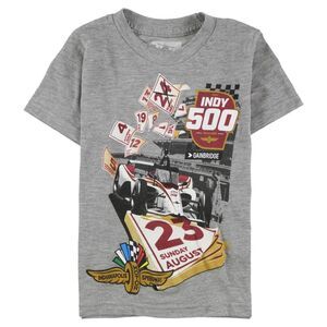 Indy 500 Boys Big Kids August Calendar Graphic T-Shirt, NWT